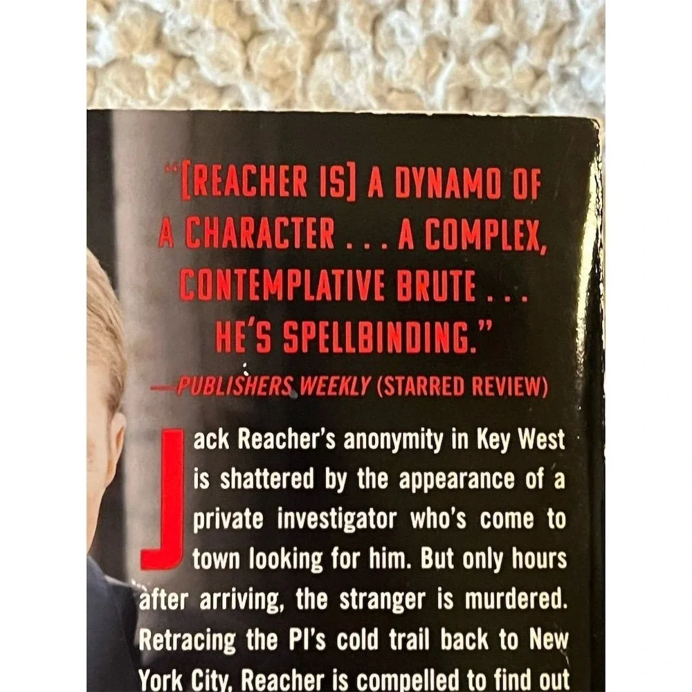 Tripwire by Lee Child Paperback Jack Reacher Novel Thriller Suspense‎